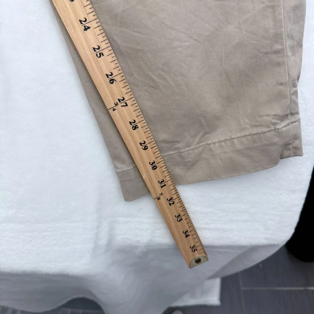 Polo Ralph Lauren Pants Mens 40x32 (38x28) Beige Stretch Straight Fit Casual